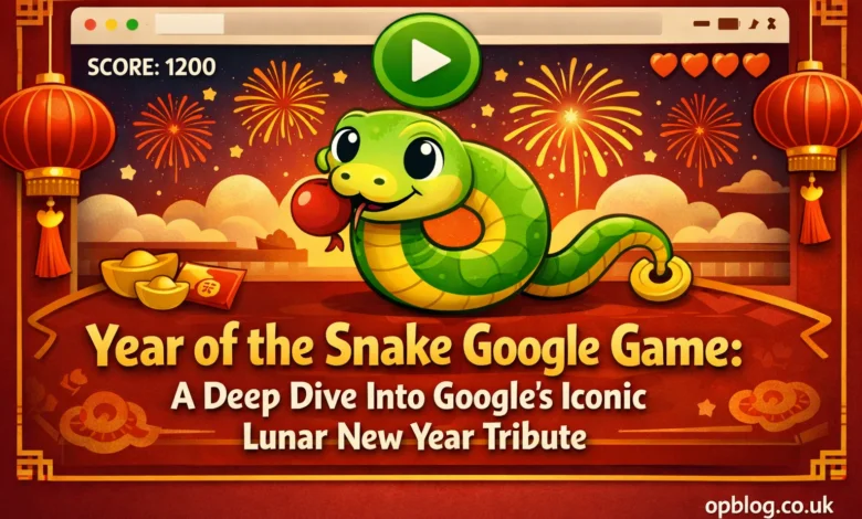 Year of the Snake Google Game