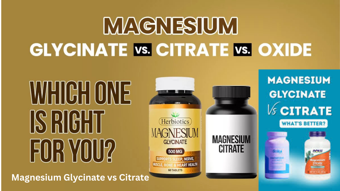 Magnesium Glycinate vs Citrate