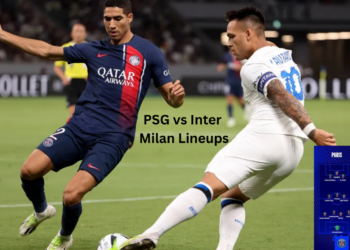 PSG vs Inter Milan Lineups